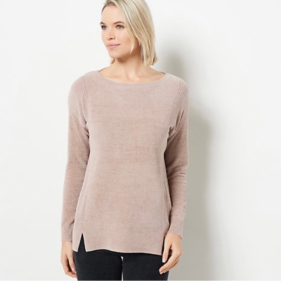 Barefoot Dreams Cozy Chic Dockside Pontelle Pullover - XL - Picture 2 of 10